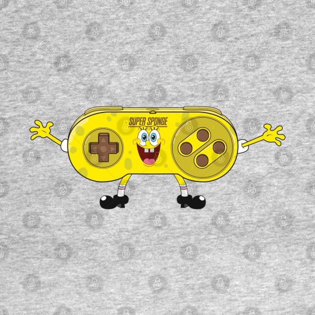 Spongey Gamer by KShinabery